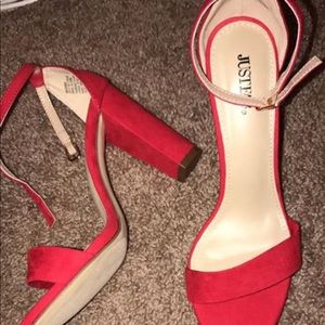 Brand new red pumps